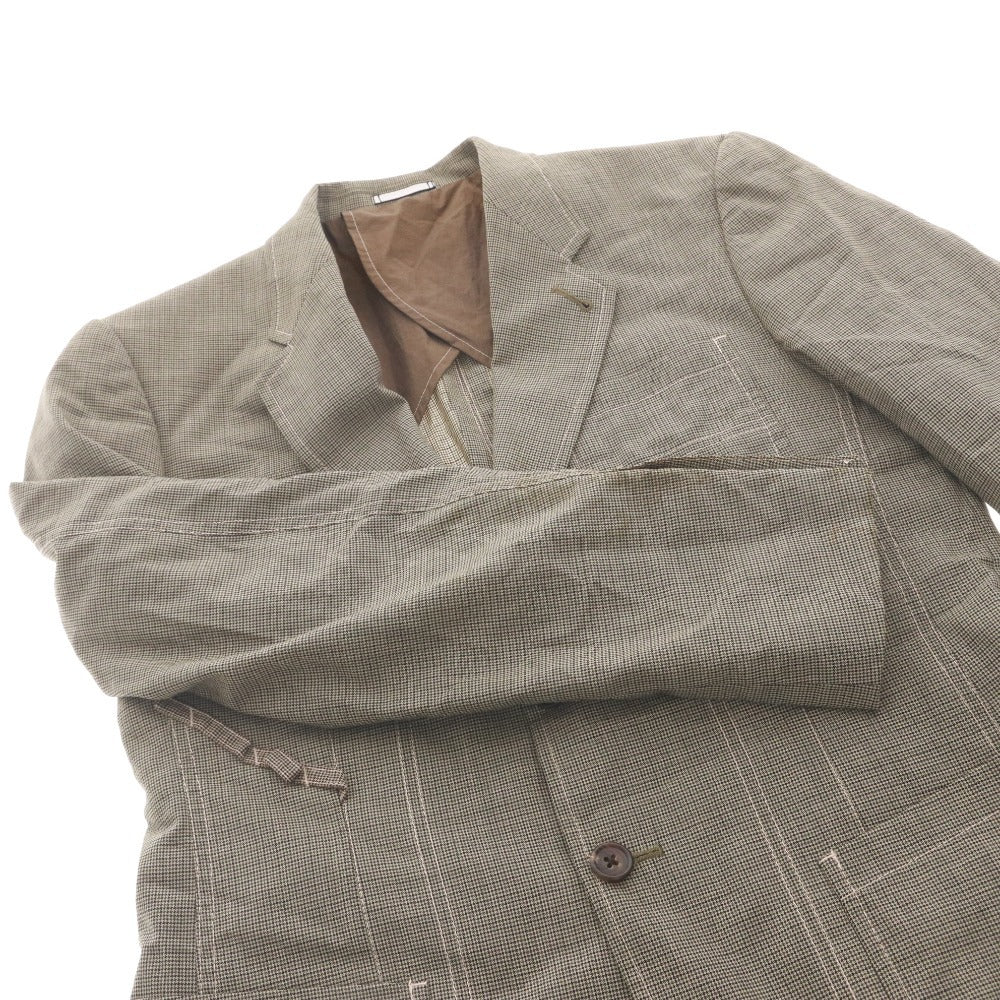 ■ Paul Smith ポールスミス ジャケット アウター ボタン ポケット メンズ L カーキ系