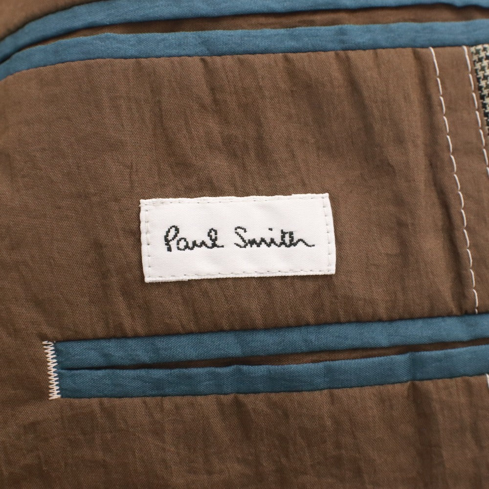 ■ Paul Smith ポールスミス ジャケット アウター ボタン ポケット メンズ L カーキ系