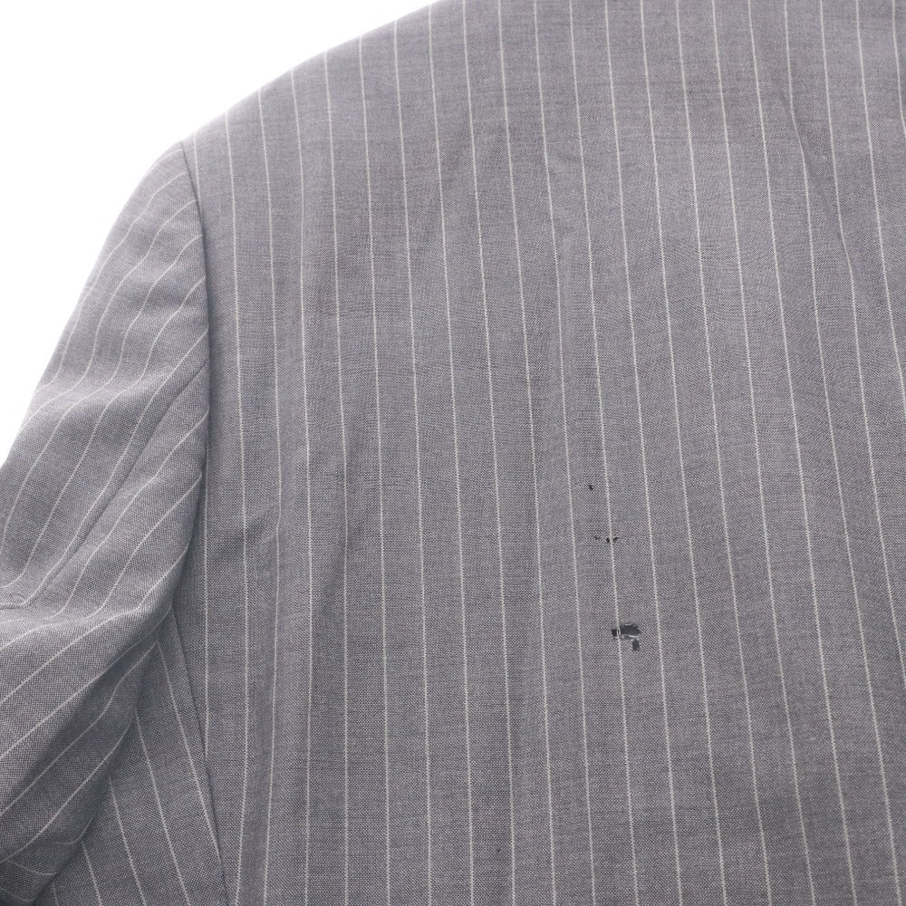 ■ BURBERRY BLACK LABEL バーバリー ブラックレーベル スーツ セットアップ ボタン ポケット ファスナー メンズ 40 ダークグレー系
