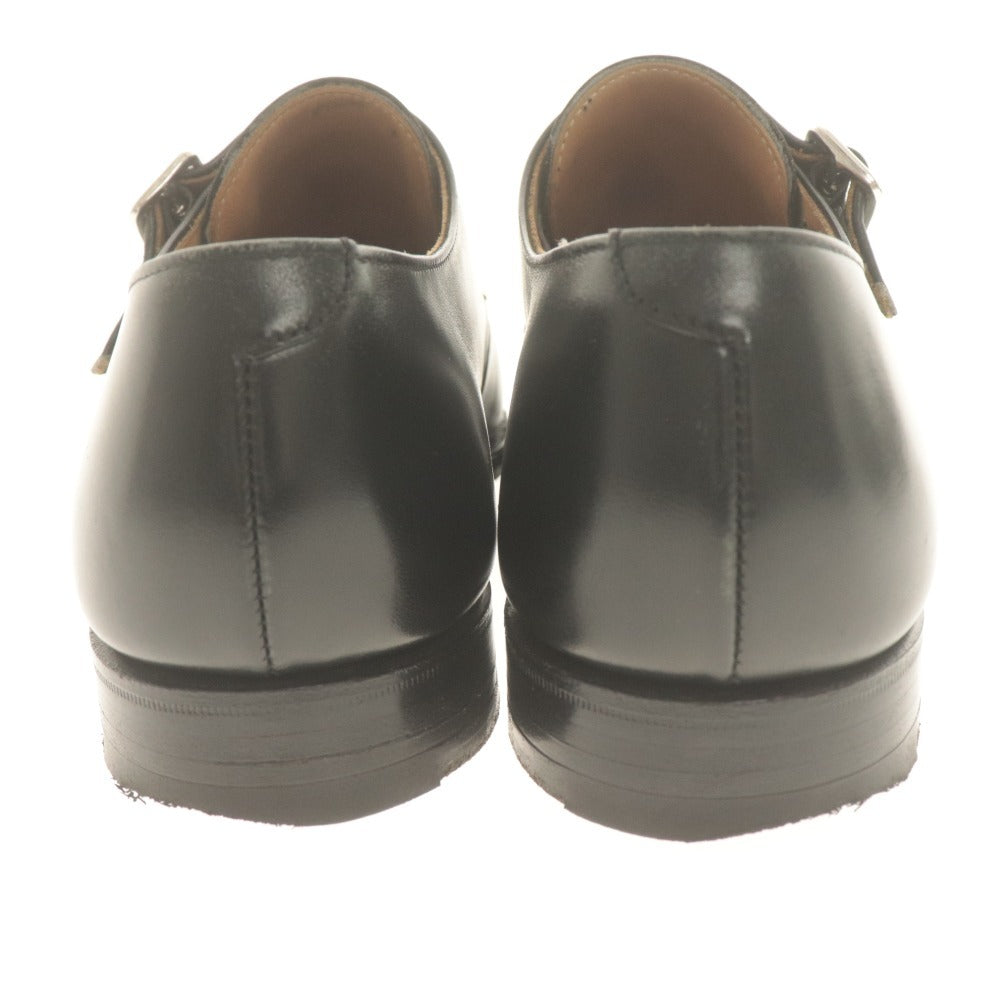 ■ クロケットアンドジョーンズ レザーシューズ 5170 U73698 革靴 ダブルモンクストラップ メンズ 6(24.5-25相当） ブラック 付属品付き