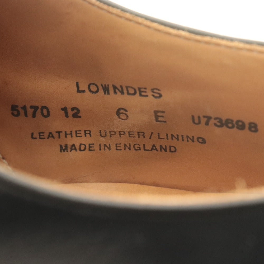 ■ クロケットアンドジョーンズ レザーシューズ 5170 U73698 革靴 ダブルモンクストラップ メンズ 6(24.5-25相当） ブラック 付属品付き