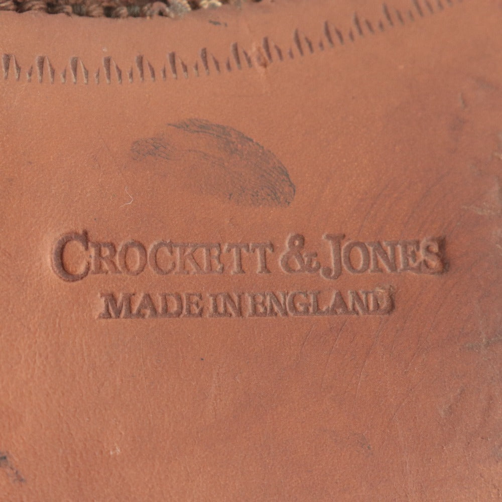 ■ クロケットアンドジョーンズ レザーシューズ 5170 U73698 革靴 ダブルモンクストラップ メンズ 6(24.5-25相当） ブラック 付属品付き