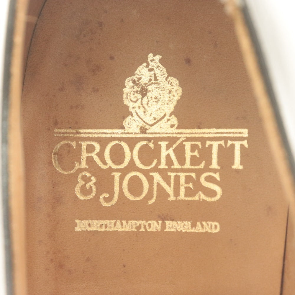 ■ クロケットアンドジョーンズ レザーシューズ 5170 U73698 革靴 ダブルモンクストラップ メンズ 6(24.5-25相当） ブラック 付属品付き