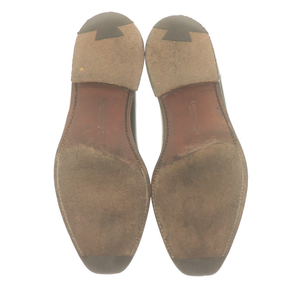 Crockett &amp; Jones Chelsea Boots 8831 U72432, Side Gore, Men's, Size 6 1/2 (equivalent to 25-25.5), Black, Includes Accessories