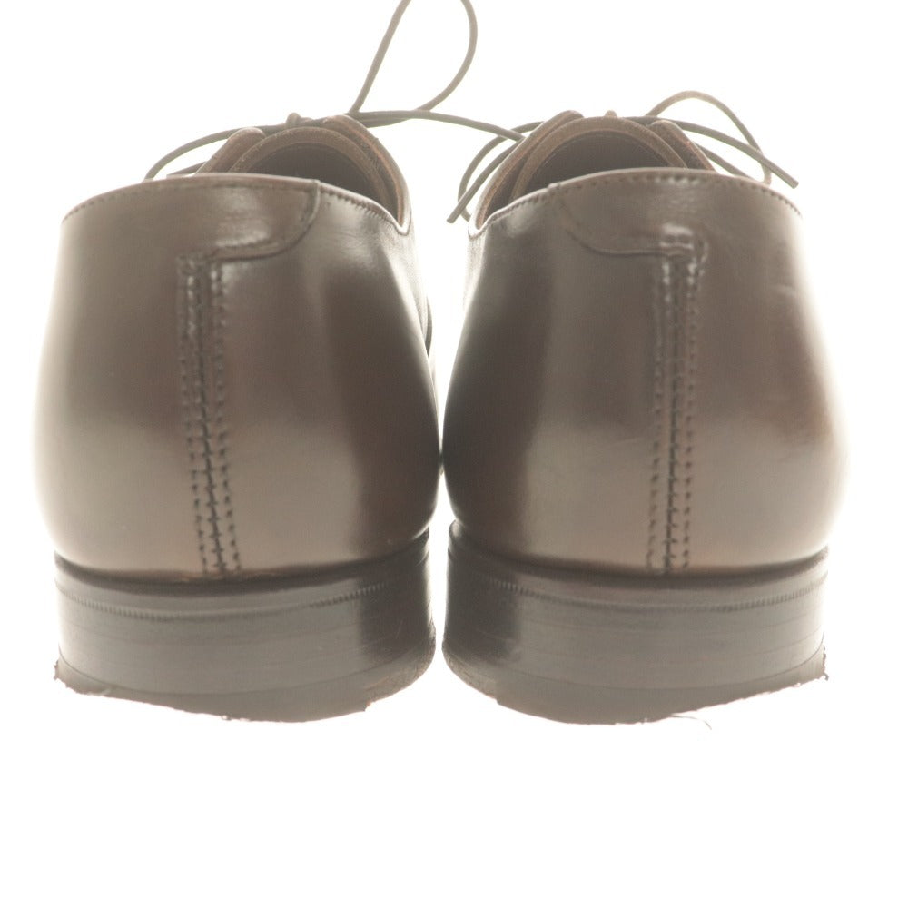 George Cleverley Dress Shoes 48401 Leather Cap Toe Business Shoes Men's Size 6 (equivalent to 24.5cm) Brown with Accessories