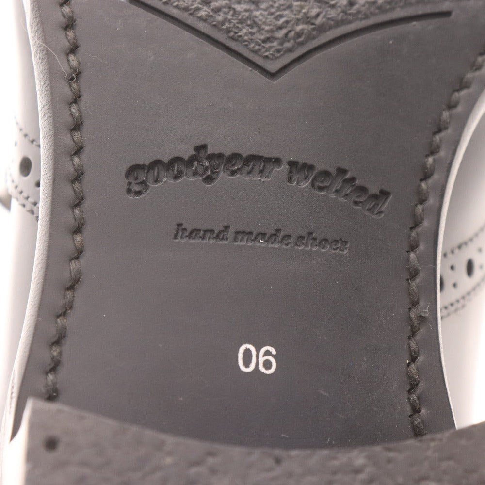 ■ タケオキクチ ドレスシューズ 070-01337 オックスフォード ウィングチップ 革靴 メンズ 06 （26.5～27.0相当） ブラック