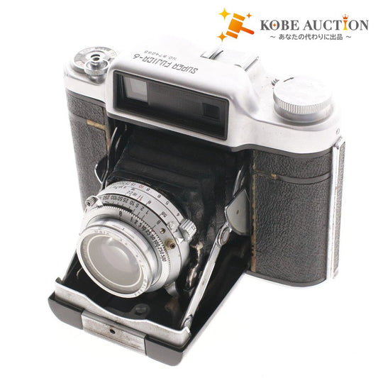 ■ ケース付き 富士フイルム カメラ Super Fujica 6 SN.874285 フィルムカメラ レンズ 1:3.5 f=7.5cm 動作確認済み