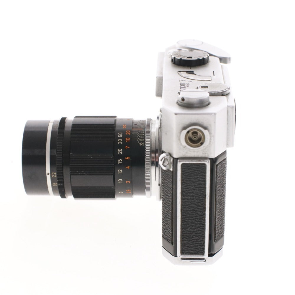 ■ キャノン カメラ Canon7 No.808045 フィルムカメラ レンズ 100mm 1:3.5 No.95935 動作確認済み