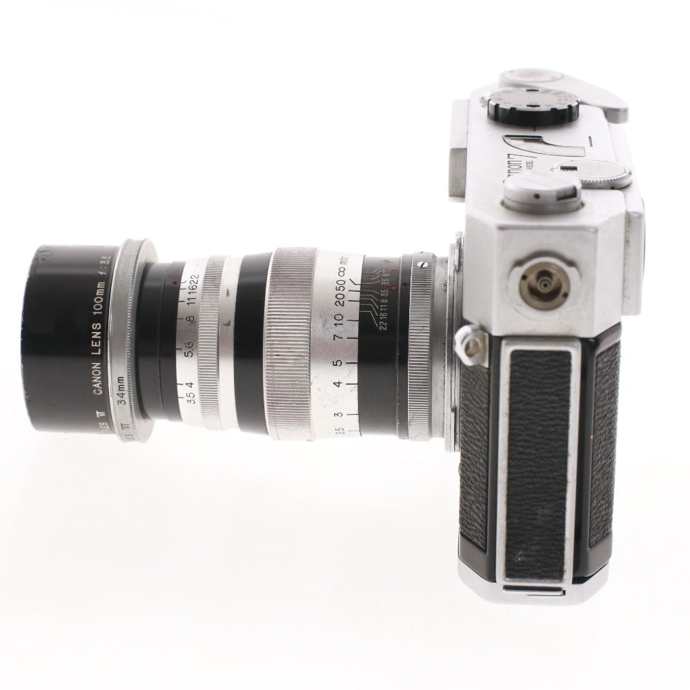 ■ キャノン カメラ Canon7 No.868134 フィルムカメラ レンズ 100mm f:3.5 No.53764 動作確認済み