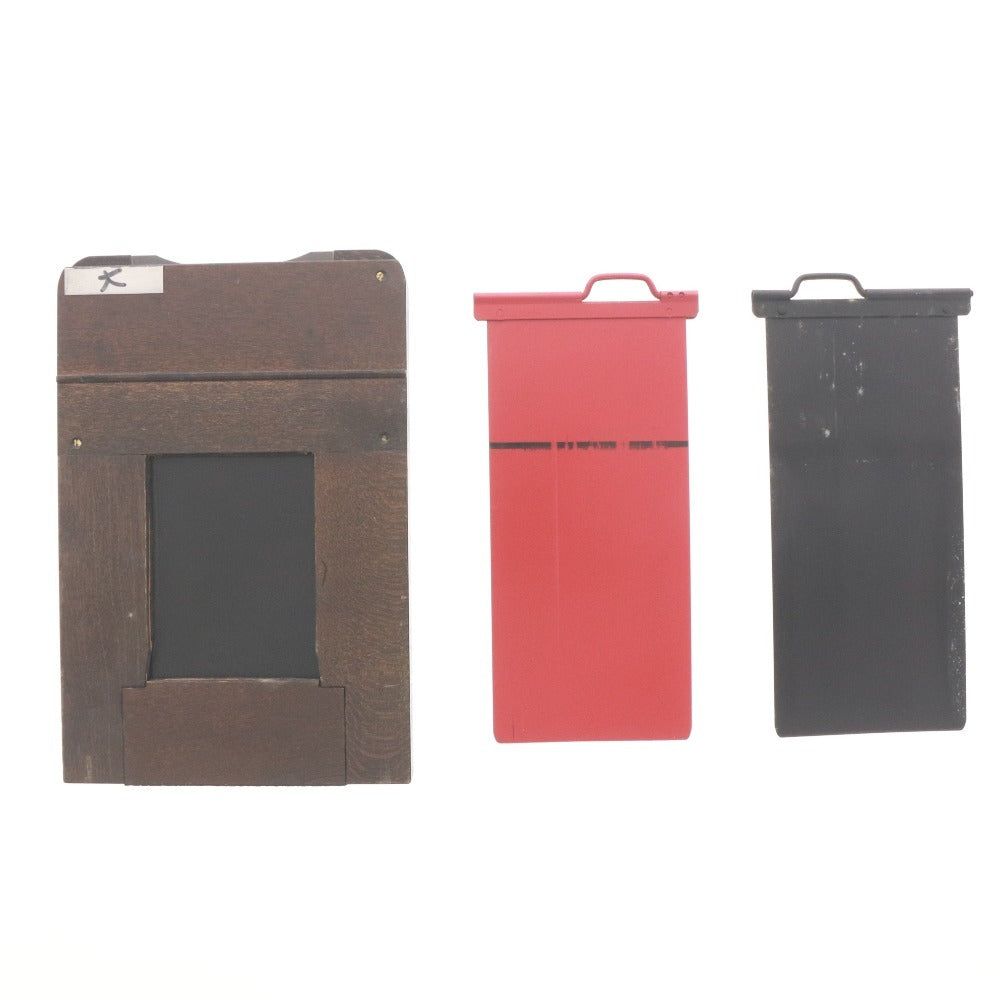 ■ タチハラ カットフィルムホルダー 2個セット Tachihara Cut Holder フィルムカメラ用品 大判カメラ 木製 シートフィルムホルダー