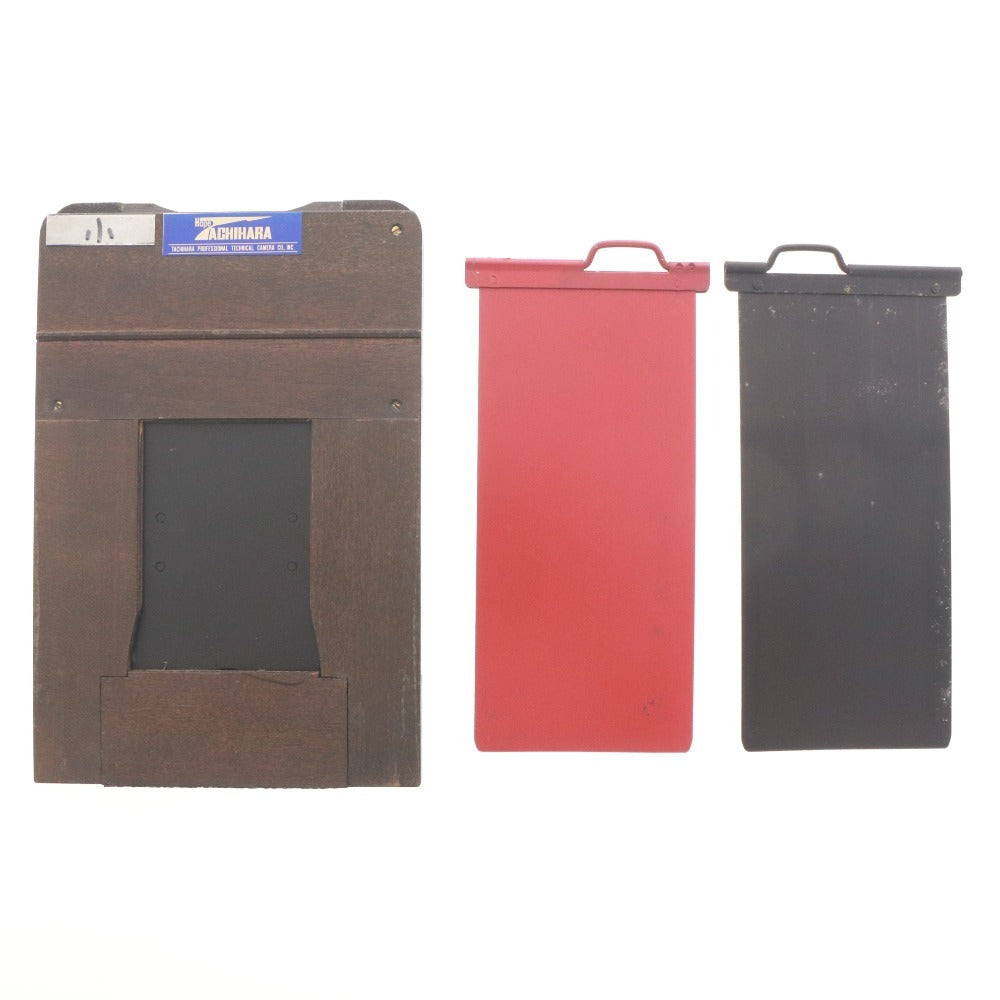 ■ タチハラ カットフィルムホルダー 2個セット Tachihara Cut Holder フィルムカメラ用品 大判カメラ 木製 シートフィルムホルダー