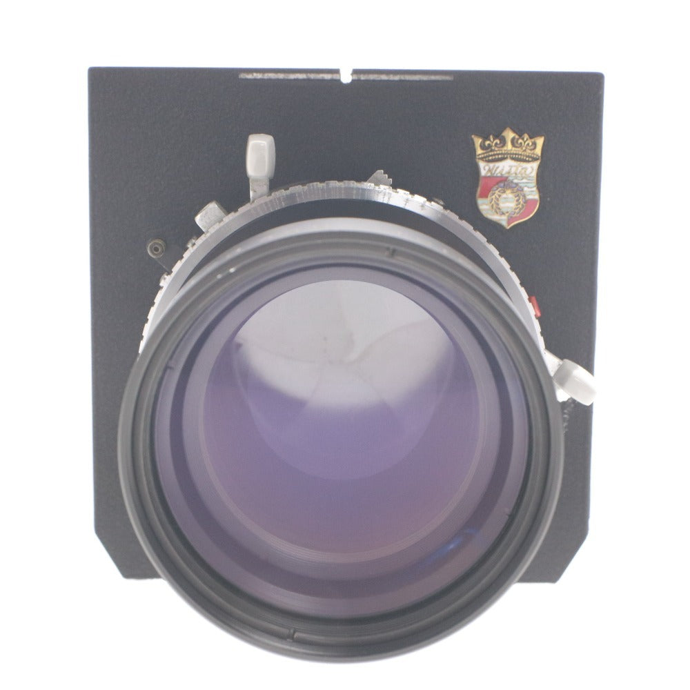 ■ レンズカバー付き Schneider シュナイダー カメラレンズ Schneider-Kreuznach Tele-Arton 250mm f/5.6 4×5 大判カメラ 望遠レンズ