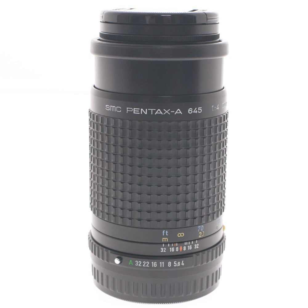 ■ レンズカバー付き PENTAX ペンタックス カメラレンズ SMC PENTAX-A 645 1:4 200mm 望遠単焦点レンズ 中判カメラ マニュアルフォーカス