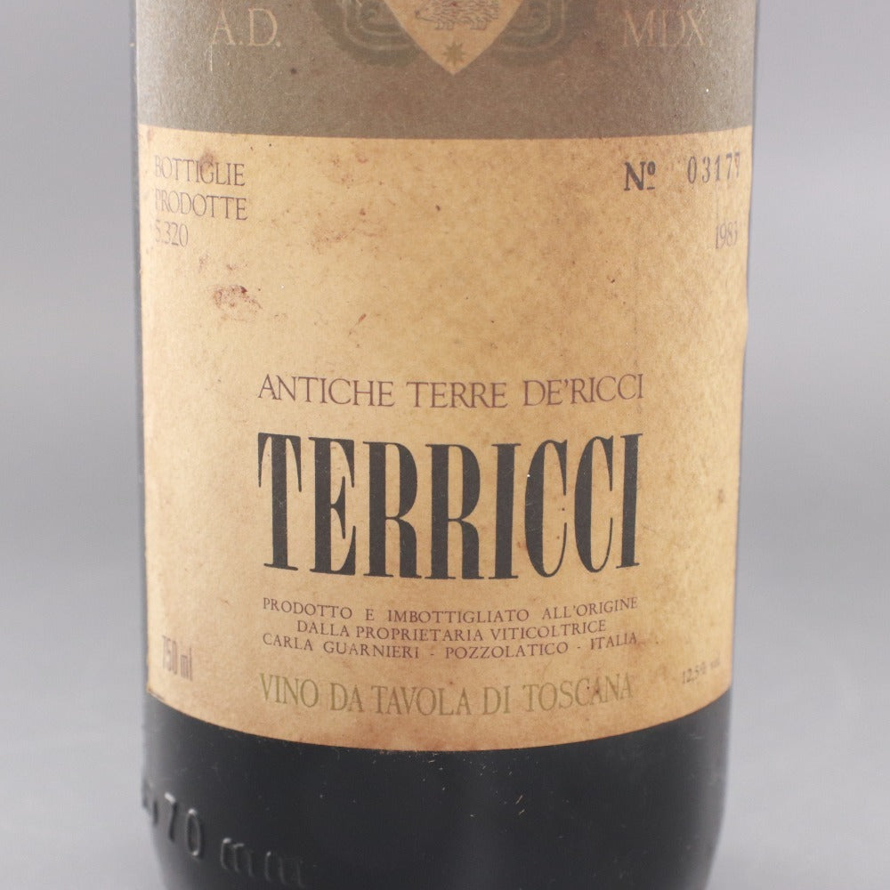 ■ 酒 ワイン 3本セット まとめ売り TERRICCI 1983 CHATEAU LESTAGE 1998 SANTACROCE 1986 赤ワイン 未開栓 未使用