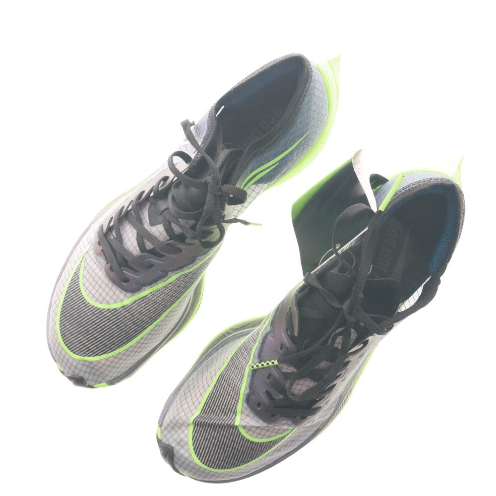 ■ NIKE ナイキ ランニングシューズ 靴 ズームX ヴェイパーフライ ネクスト% AO4568-400 メンズ 25.0cm ライトグリーン系 未使用 箱付き