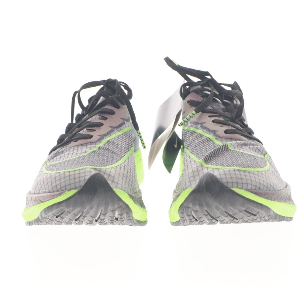 ■ NIKE ナイキ ランニングシューズ 靴 ズームX ヴェイパーフライ ネクスト% AO4568-400 メンズ 25.0cm ライトグリーン系 未使用 箱付き