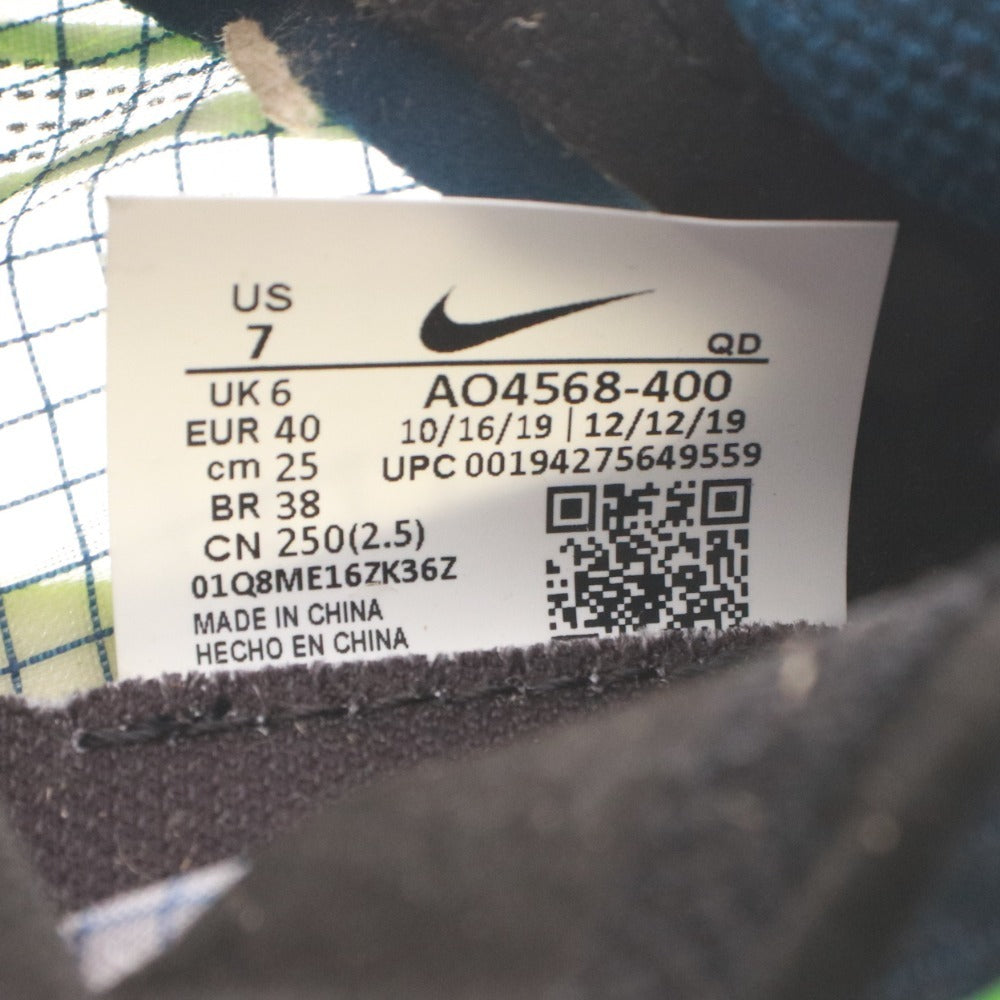 ■ NIKE ナイキ ランニングシューズ 靴 ズームX ヴェイパーフライ ネクスト% AO4568-400 メンズ 25.0cm ライトグリーン系 未使用 箱付き