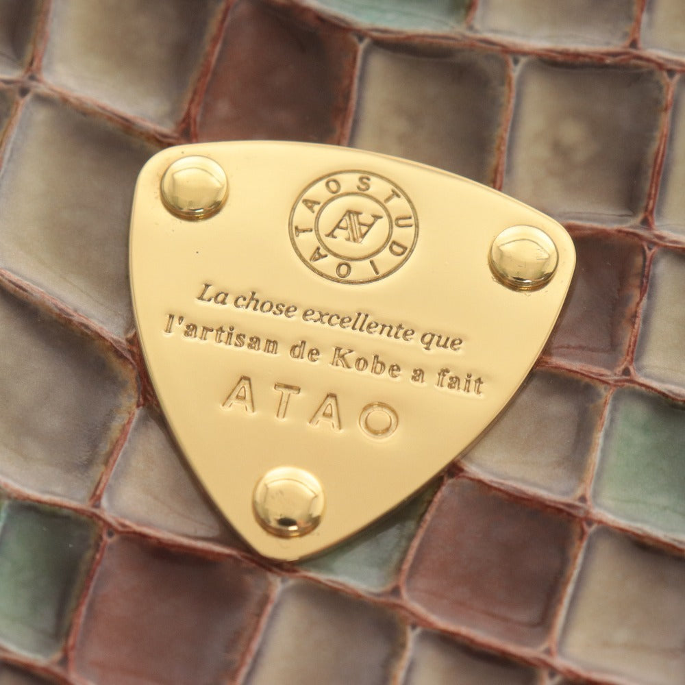 ■ ATAO アタオ ショルダーバッグ リュックサック ハンドバッグ 鞄 ミッドタウン ヴィトロ 4way レディース アドリアエメラルド 袋付き