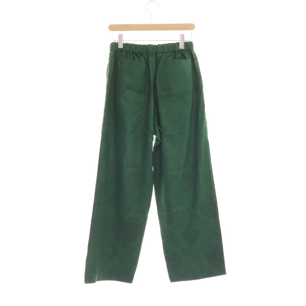 ■ Balde77 Jacquard Pants Bottoms Slacks Bandana Pattern Men's Size 2 Green Tags Included Unused