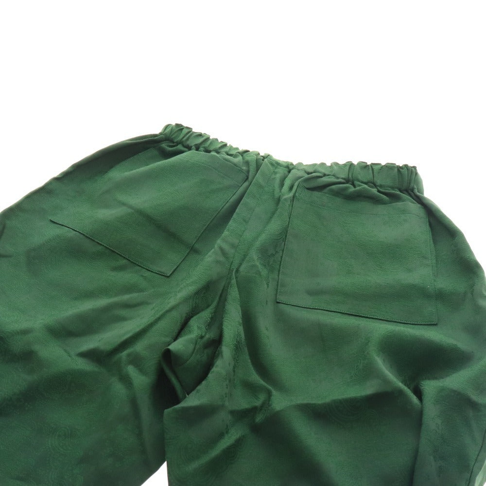 ■ Balde77 Jacquard Pants Bottoms Slacks Bandana Pattern Men's Size 2 Green Tags Included Unused