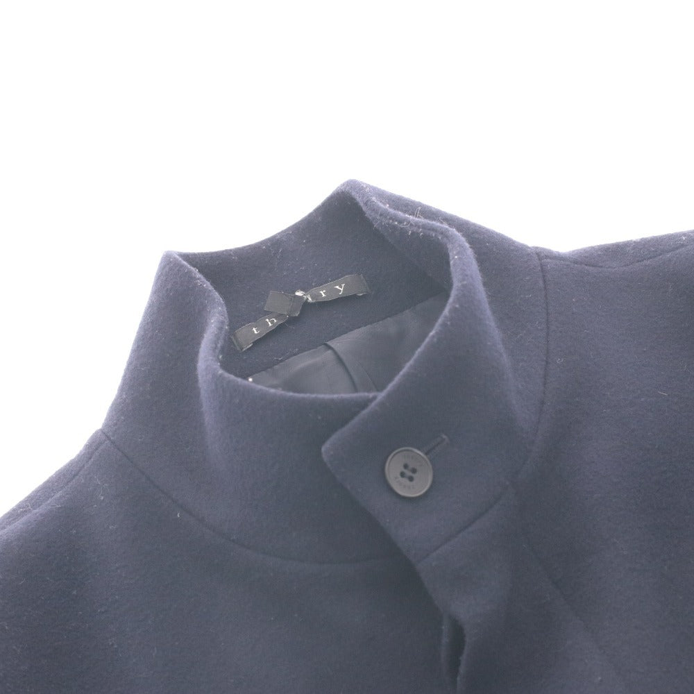 Theory Coat, Outerwear, Solid Color, Buttons, Men's/Women's, Size 36, Navy