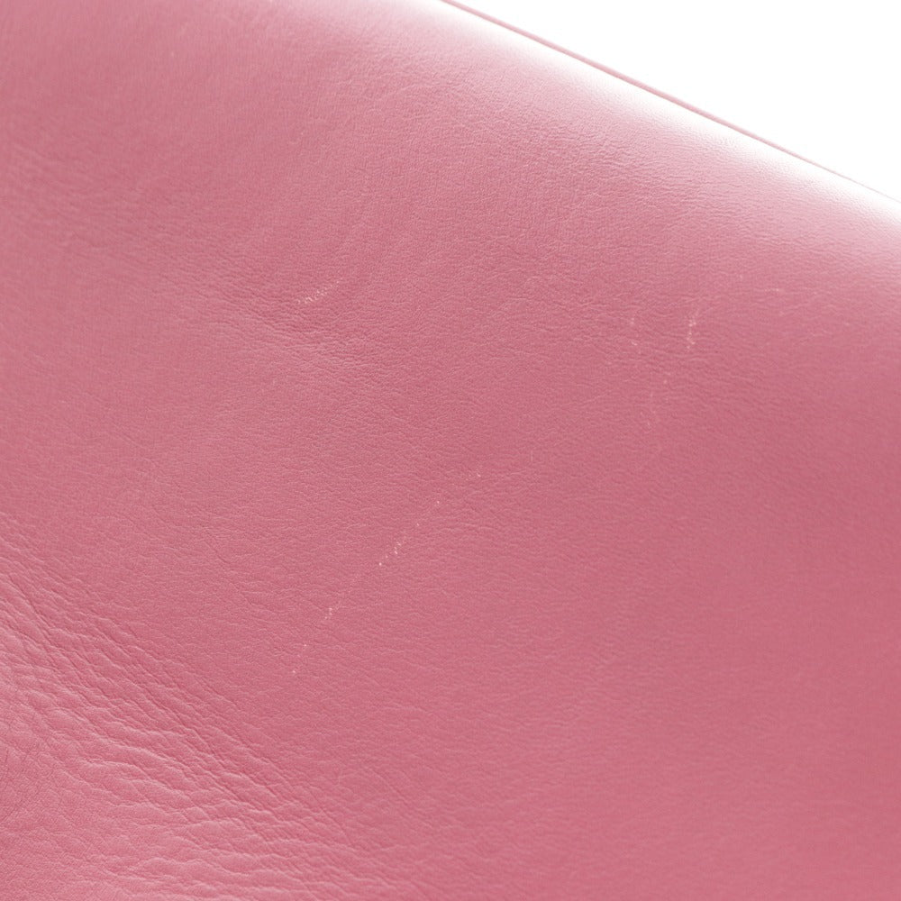 ■ アクセソワドゥマドモワゼル ハンドバッグ 鞄 チャック ポケット レザー レディース レッド系