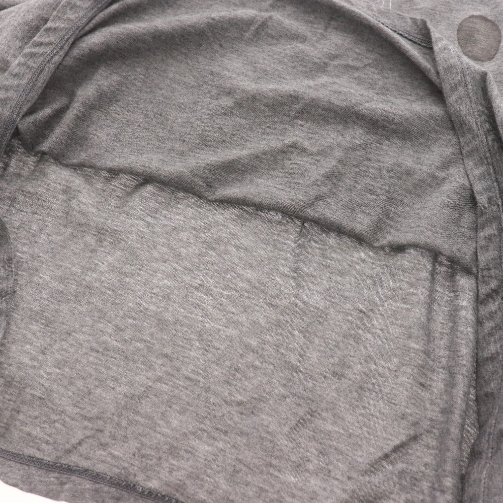 ■ イオコムイオ チュニック 半袖 02114418 トップス ポケット プリント フレンチスリーブ レディース 40(L相当）グレー