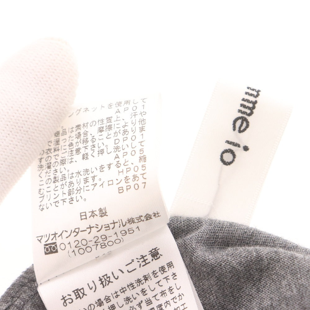 ■ イオコムイオ チュニック 半袖 02114418 トップス ポケット プリント フレンチスリーブ レディース 40(L相当）グレー