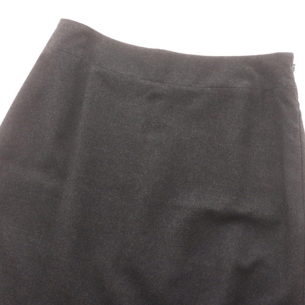 ■ イッセイ ミヤケ ロングスカート IM04FG081 ウール Aライン レディース 3(166~170相当) グレー