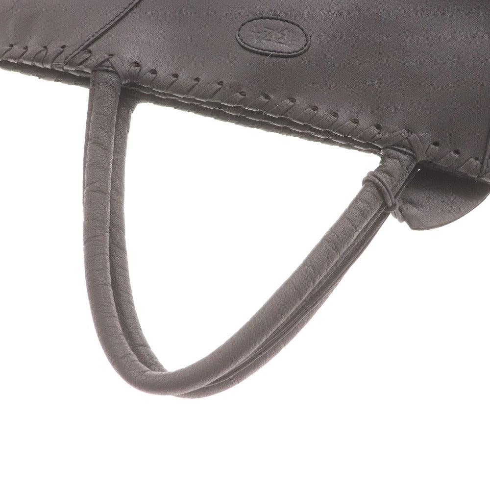 IBIZA Tote Bag, Hand-Stitched, Genuine Leather, Made in Japan, Women's, Black