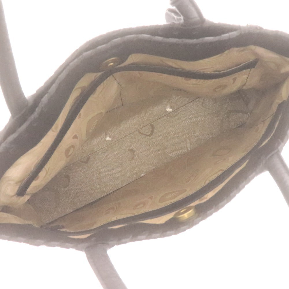 IBIZA Tote Bag, Hand-Stitched, Genuine Leather, Made in Japan, Women's, Black