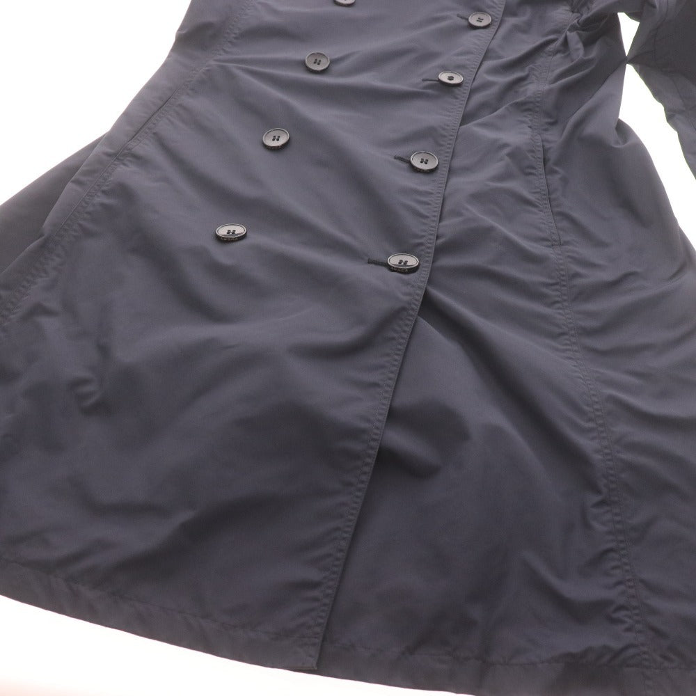 AMACA Double-Breasted Women's Trench Coat (V5A48-281-29) in Dark Navy (Size 38, Equivalent to M)