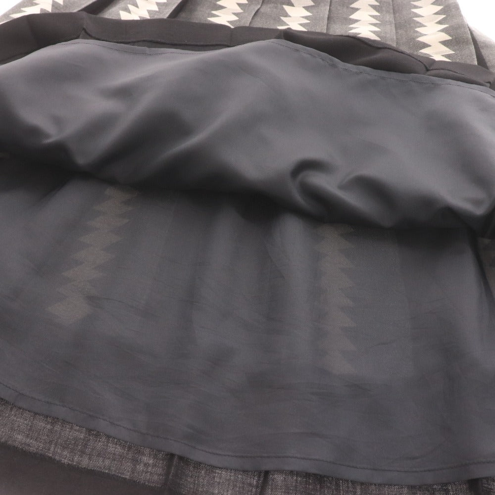 ■ ヒロココシノ トランク プリーツスカート RSHAS-76390 ボトムス ロング レディース 38(M相当）グレー系 未使用