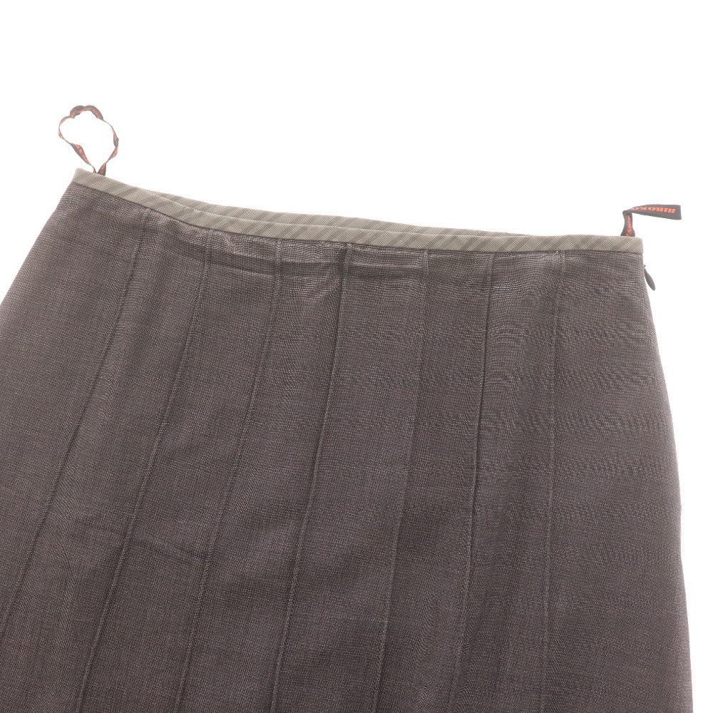 ■ ヒロココシノ トランク ロングスカート RHHGH-21390 ボトムス 日本製 パイピング Aライン フレア レディース 11(M～L相当）グレー