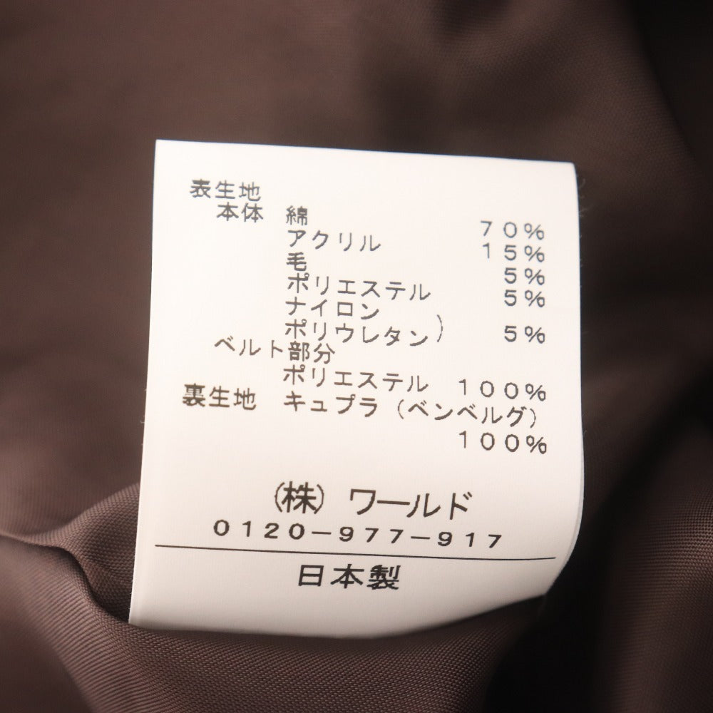 ■ ビルダジュール ロングスカート ボトムス フレア 日本製 総柄 レディース 44(XXL相当） ブラウン系 未使用