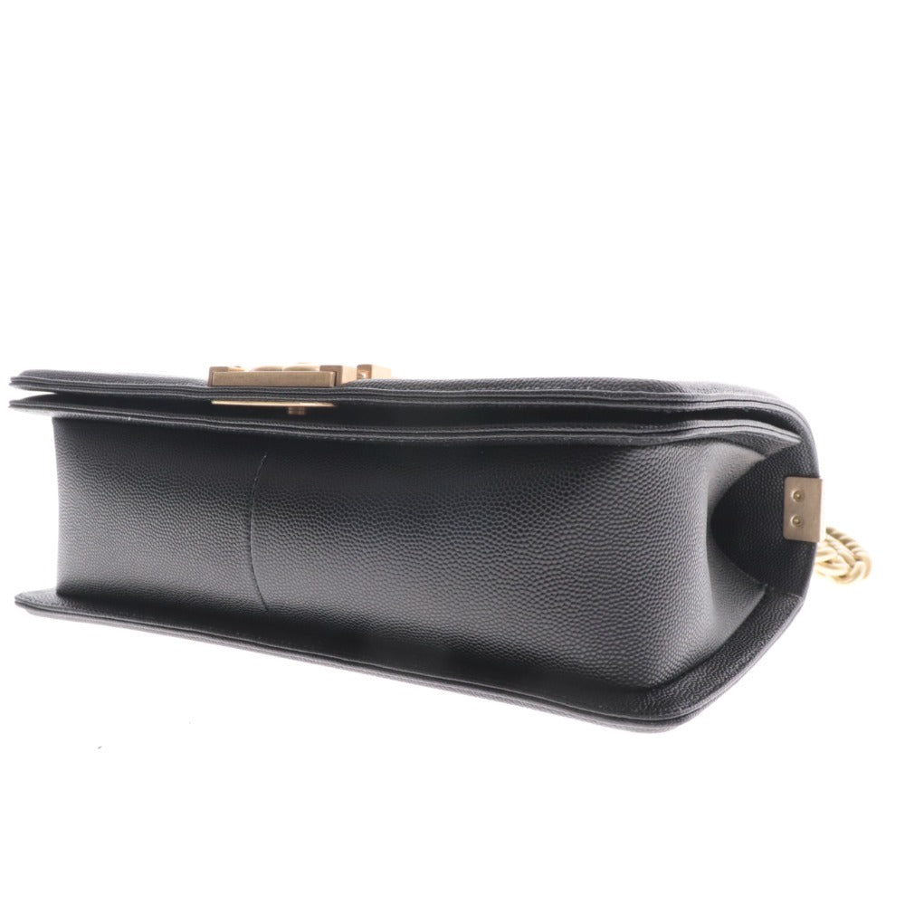 ■ ボーイシャネル ショルダーバッグ 鞄 チェーン マトラッセ レディース ブラック ゴールド 付属品付き ギャランティカード付き 未使用