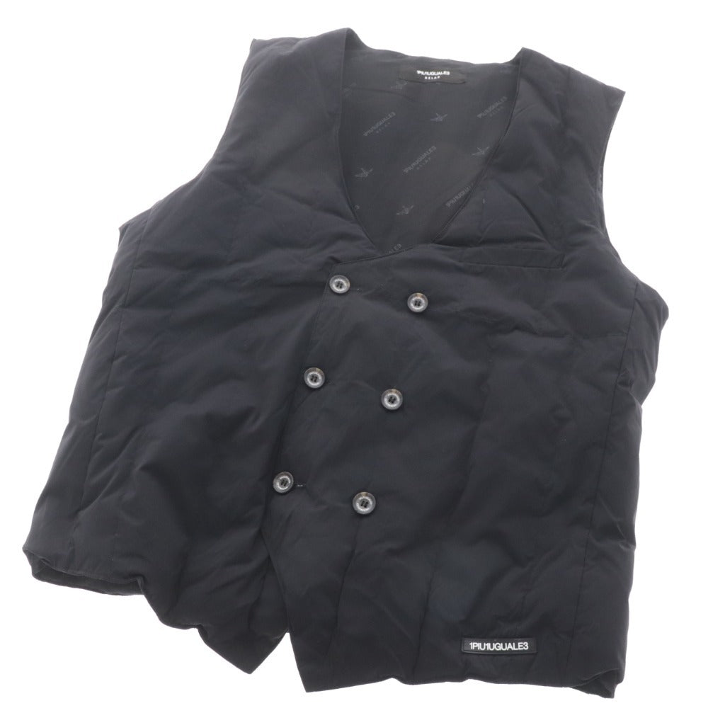 ■ UNO PIU UGUARE TRE Down Vest Gilet Men's L Black