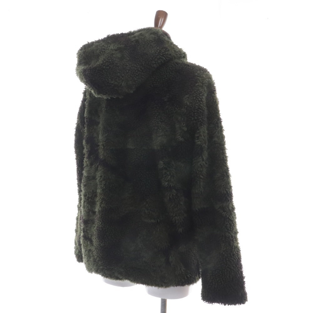 ■ TATRAS Camouflage Jacquard Boa Hooded Blouson MTAT23A4923-L Outerwear Men's 03 Khaki Tag attached Unused