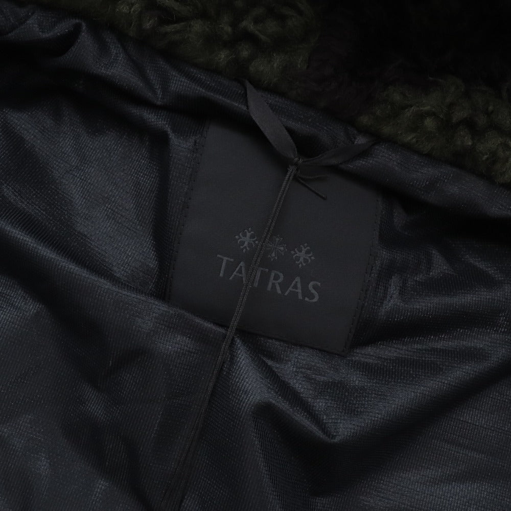 ■ TATRAS Camouflage Jacquard Boa Hooded Blouson MTAT23A4923-L Outerwear Men's 03 Khaki Tag attached Unused
