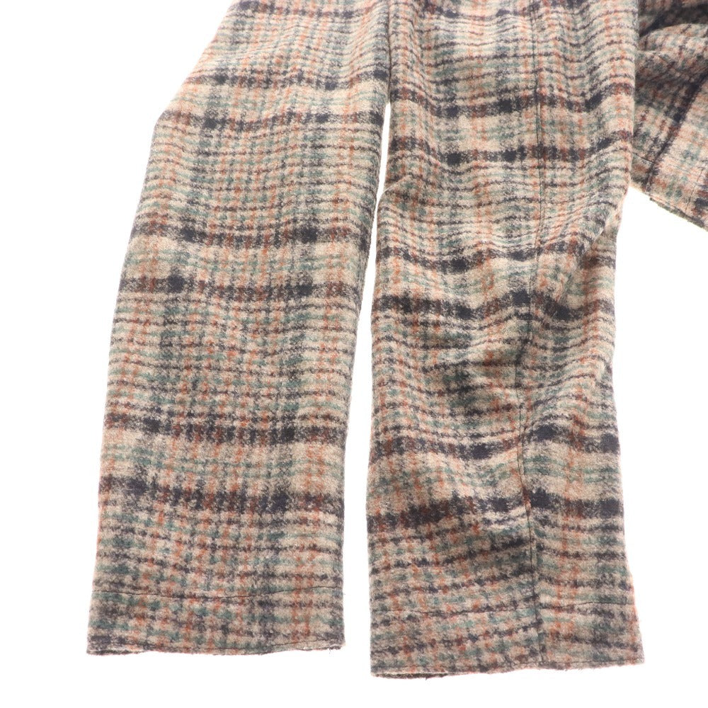 ■ ボブ テーラードジャケット アウター チェック メンズ 50（Lサイズ） ブラウン ベージュ