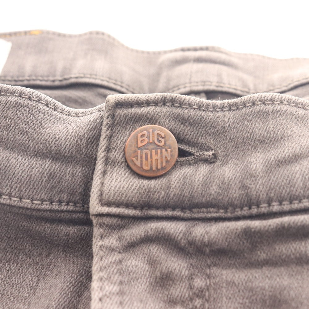 ■ ビッグジョン デニムパンツ ジーンズ ボトムス MMM134N キャロットレッグ テーパード メンズ 32 グレー