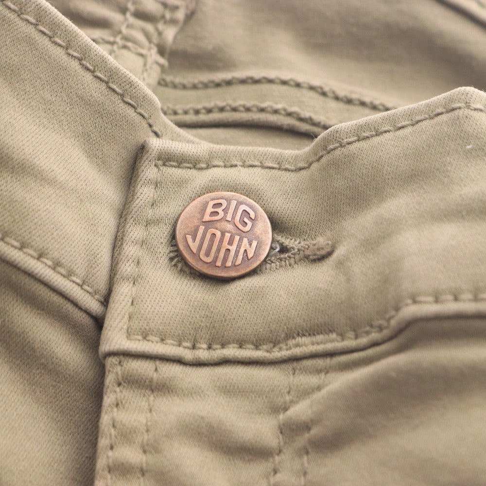 ■ ビッグジョン パンツ ボトムス MMM134J ハイパワーストレッチ メンズ 32 カーキ