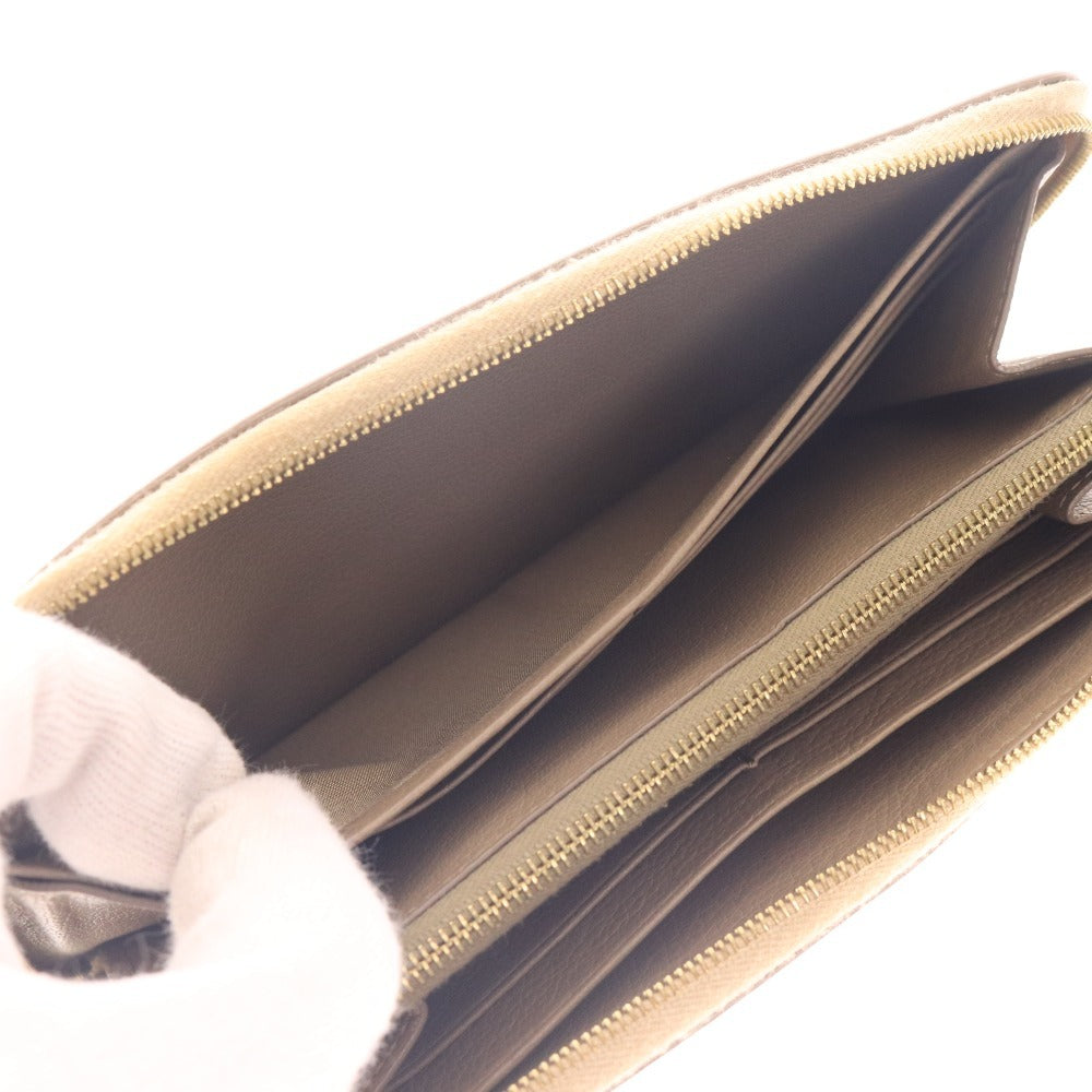 ■ セリーヌ 長財布 財布 ラウンドファスナー レディース ベージュ 袋付き