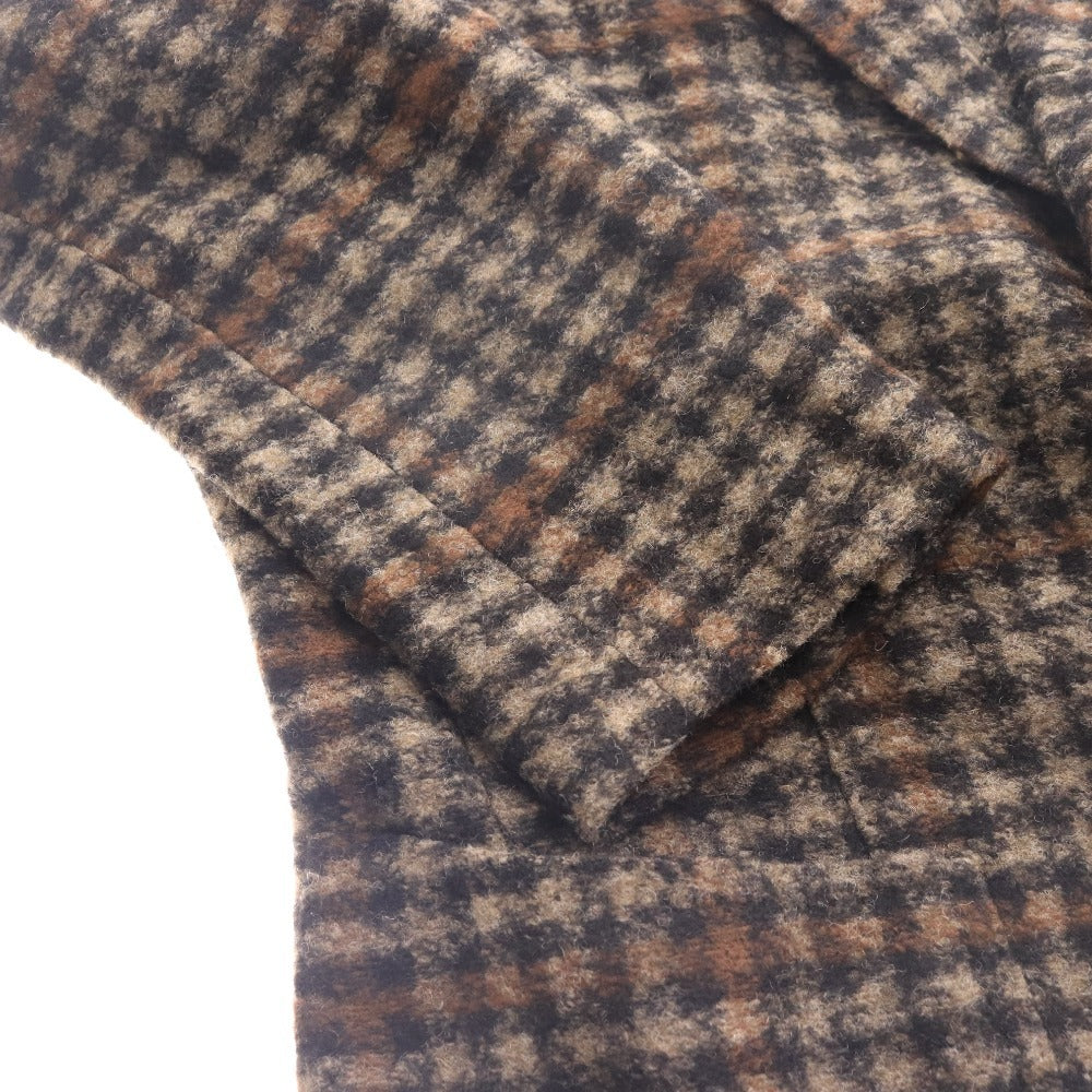 ■ ティトアレグレット ジャケット チェック イタリア製 メンズ 50 ブラウン系