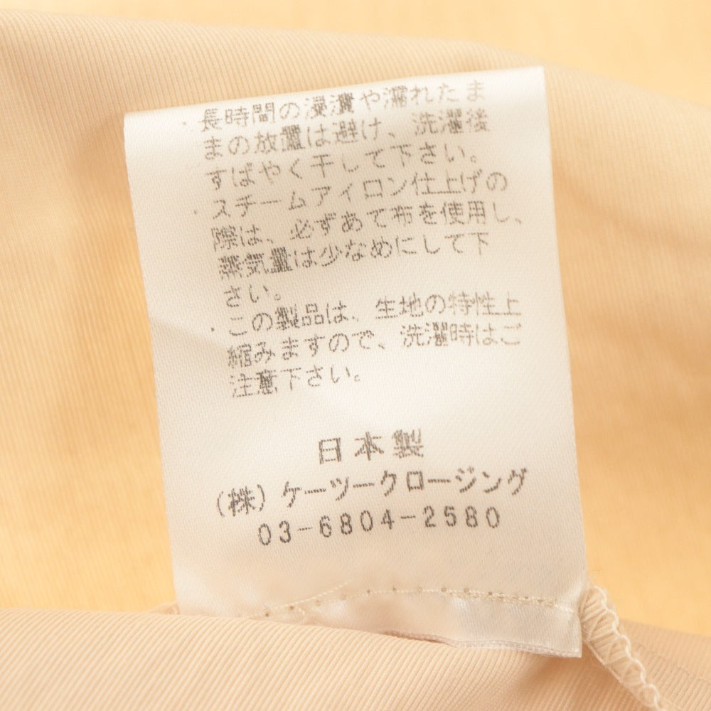 ■ yori ヨリ ワンピース トップス ボトムス 丸首 ノースリーブ スカート ポケット ファスナー 無地 レディース 36 ライトベージュ系