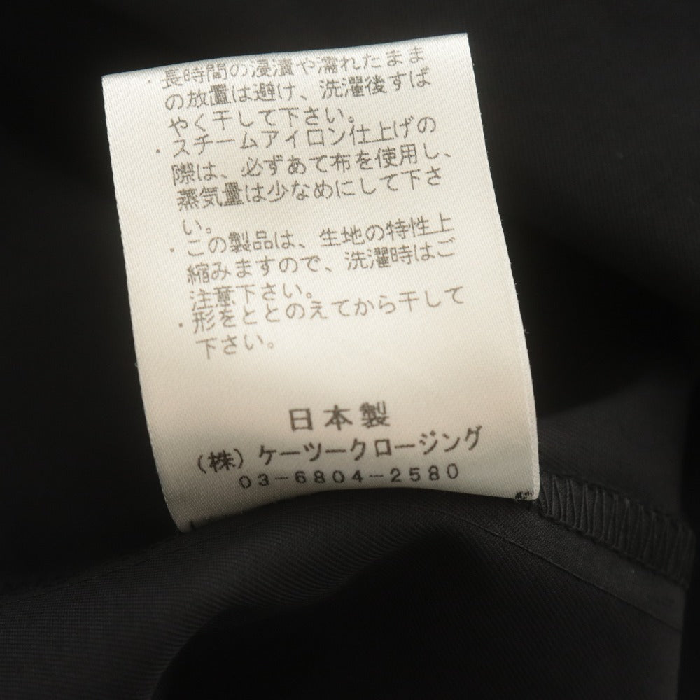 ■ yori ヨリ ワンピース トップス ボトムス 丸首 半袖 スカート ポケット 無地 レディース 36 ブラック系