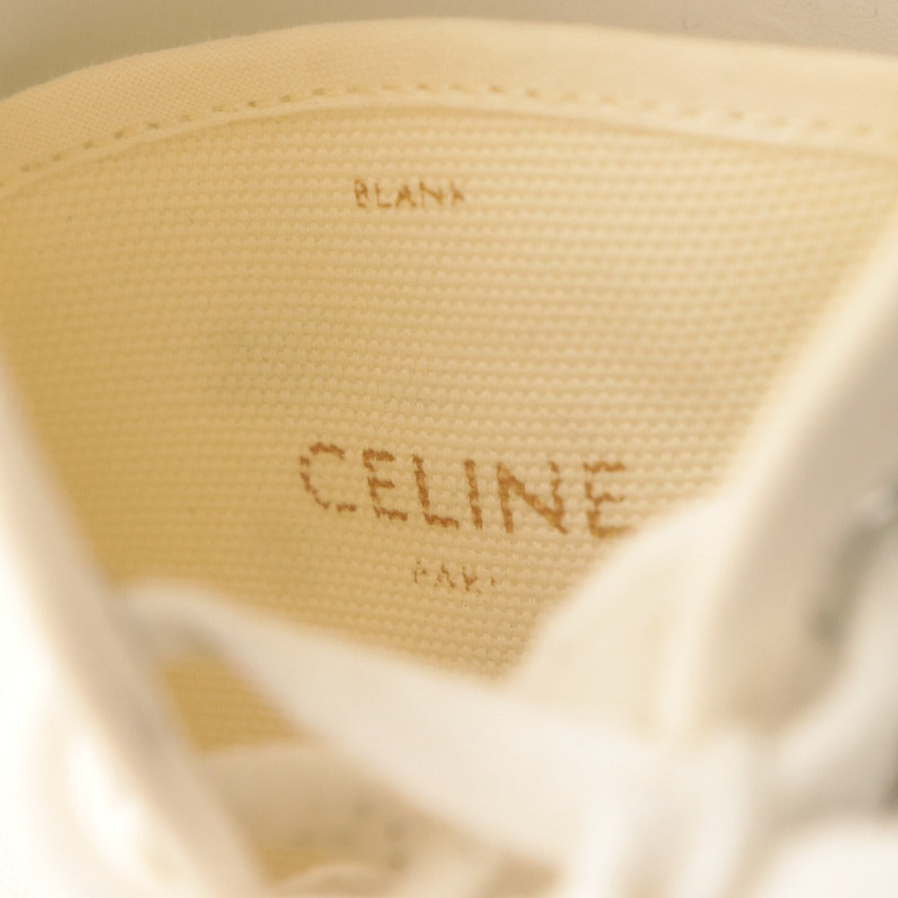 ■ CELINE セリーヌ スニーカー シューズ 靴 ブランク ローカット 紐 レディース 36 (約23cm〜23.5cm相当) ホワイト系 アイボリー系