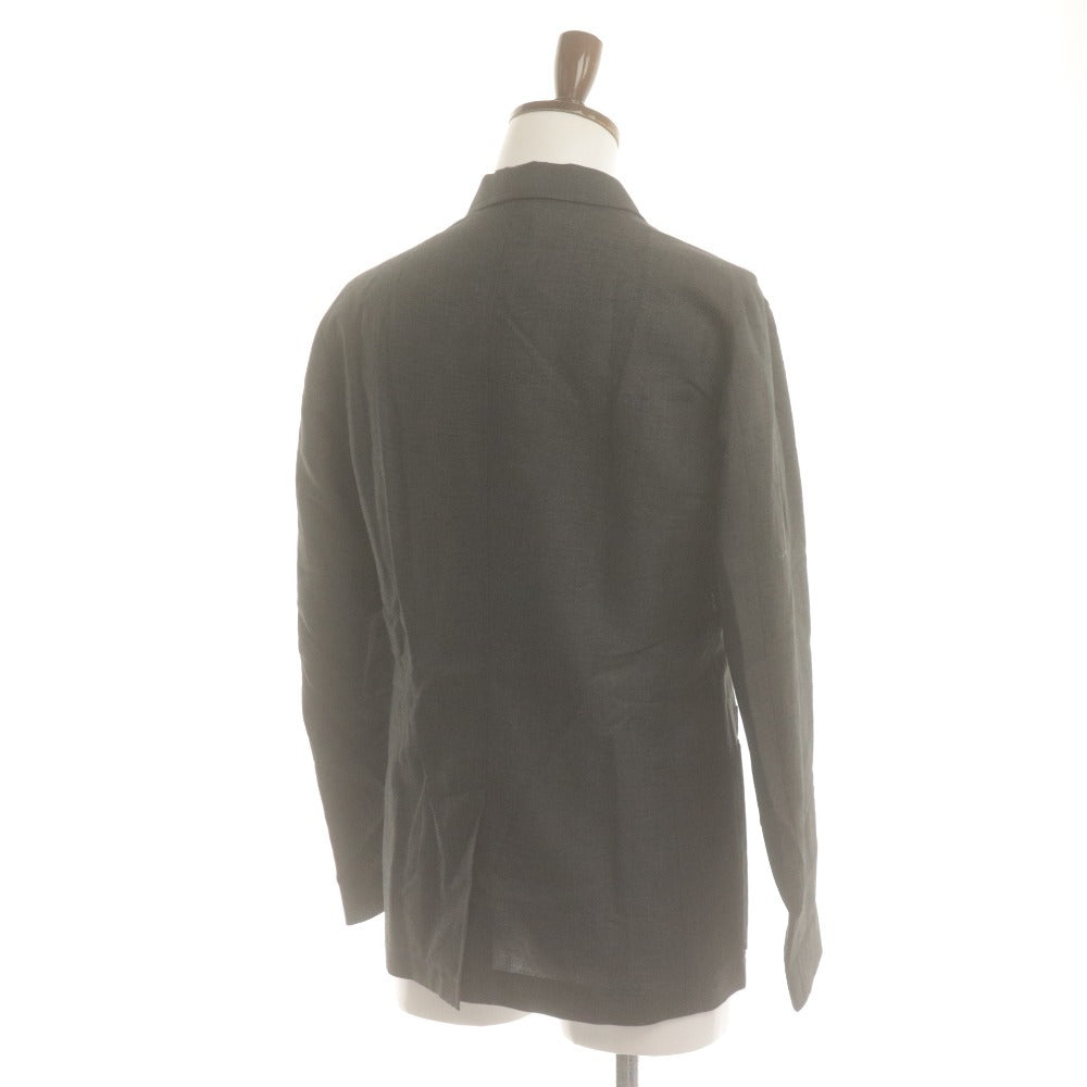 ■ STYLE WORKS Jacket Outerwear Button Pocket Plain Double-breasted Men's L Dark Gray Tagged Unused
