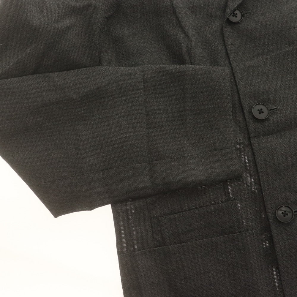 ■ STYLE WORKS Jacket Outerwear Button Pocket Plain Double-breasted Men's L Dark Gray Tagged Unused
