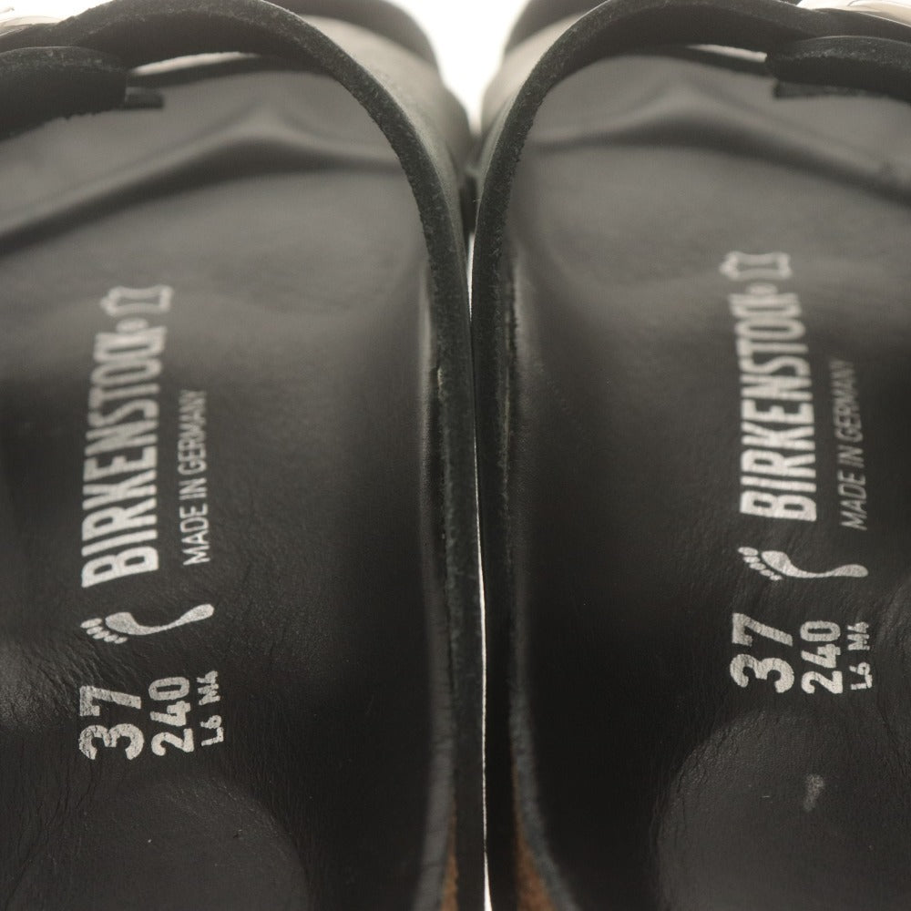 ■ BIRKENSTOCK Sandals Shoes Footwear Belt Silver Hardware Men's Women's 24cm Black